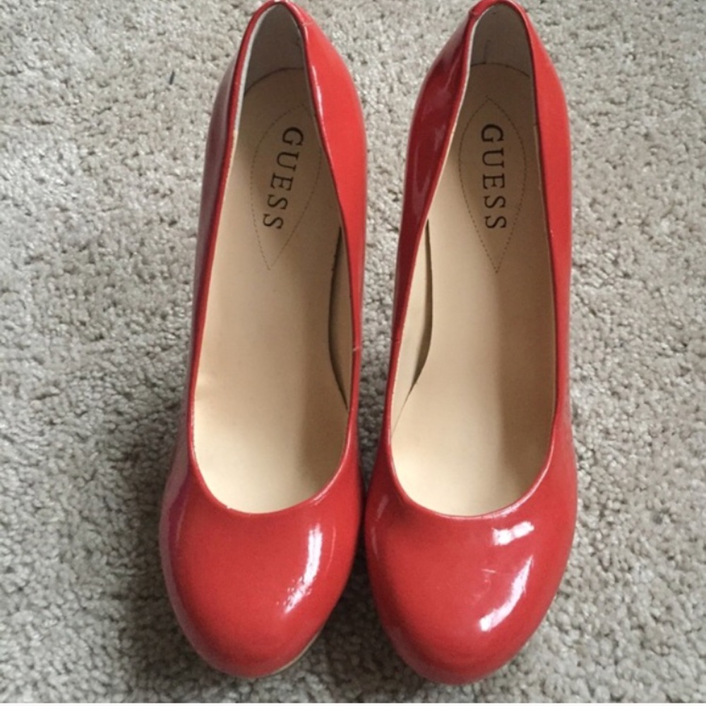 Patent Leather Platform Heels